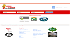 Desktop Screenshot of empresasdearagon.com